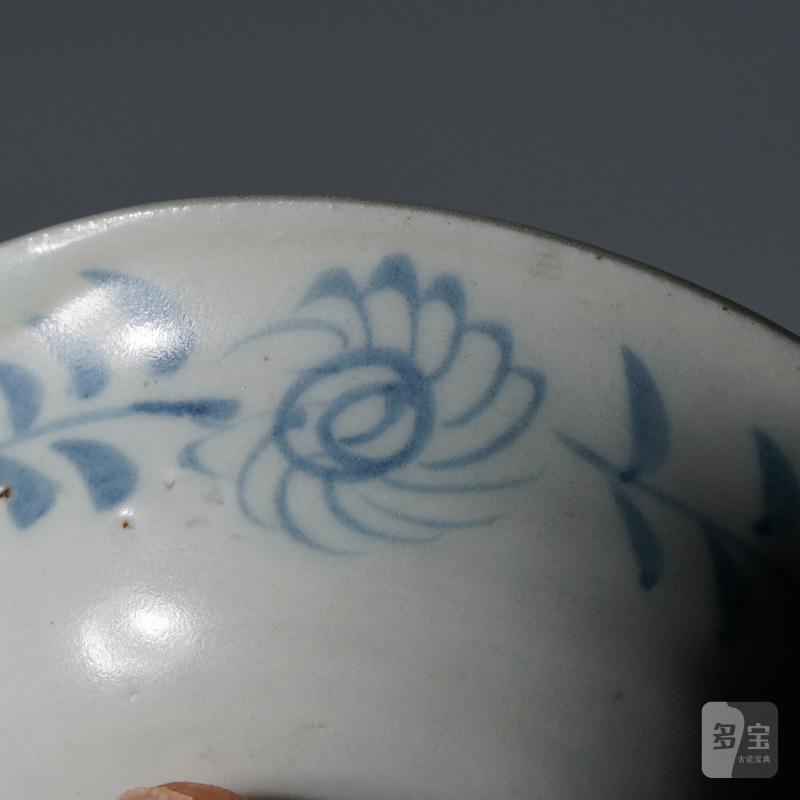 元 青花折枝花卉纹小杯 - 图13